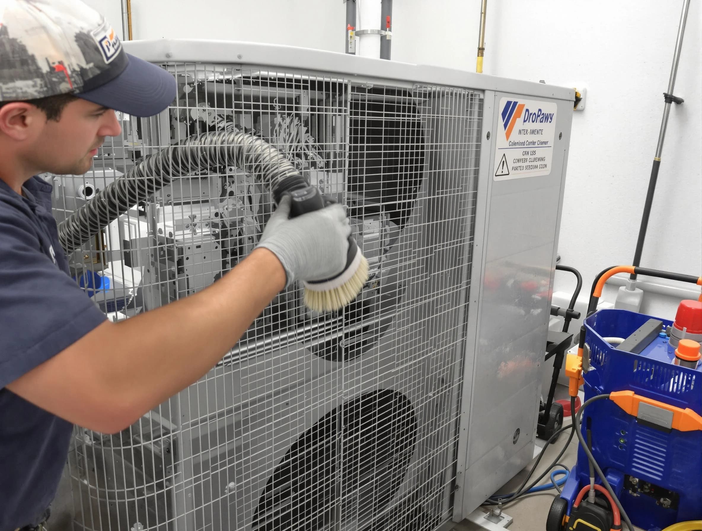 North Huntingdon Air Duct Cleaning specialist performing precision AC coil cleaning for improved system performance in North Huntingdon
