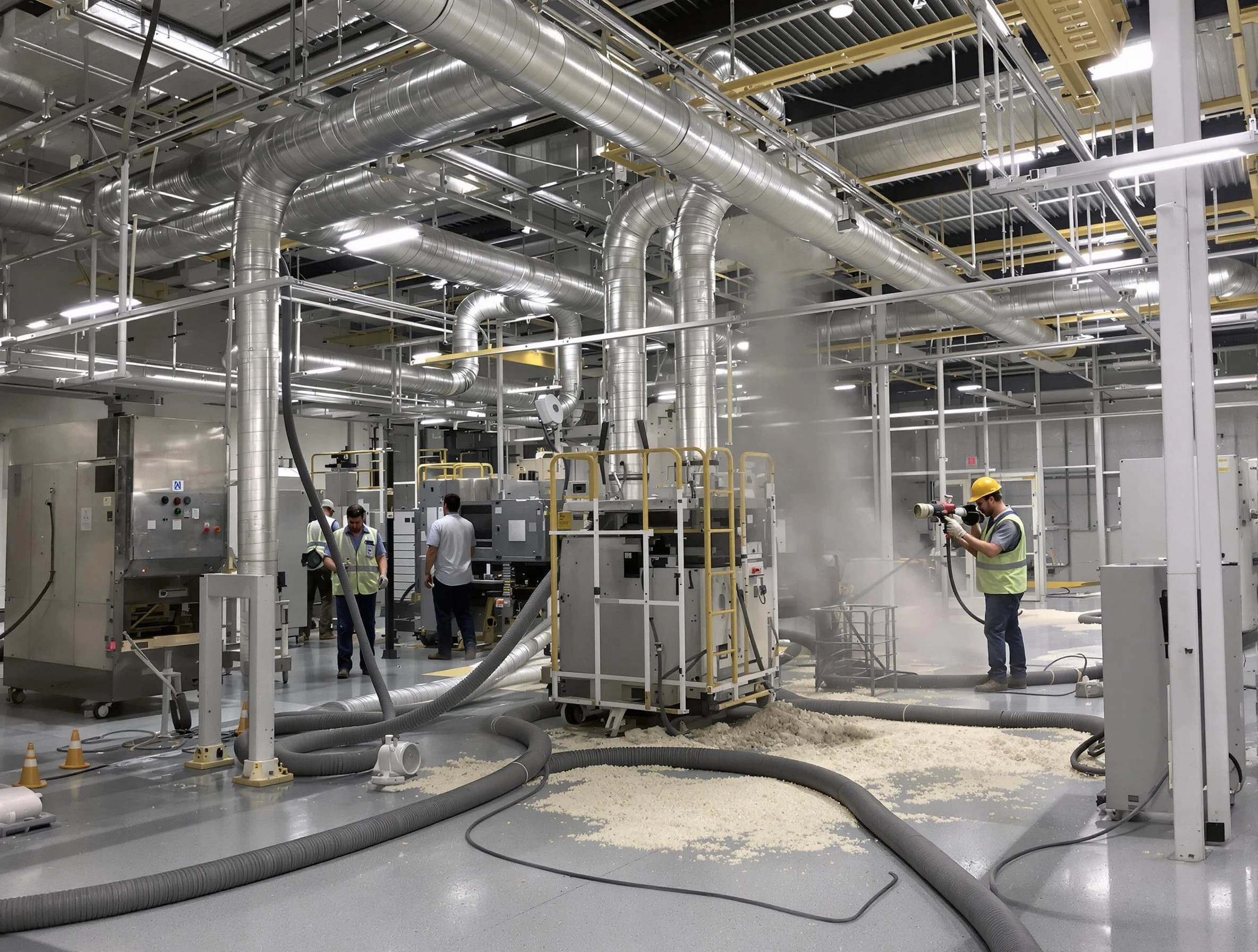 Heavy-duty industrial duct cleaning by North Huntingdon Air Duct Cleaning in North Huntingdon