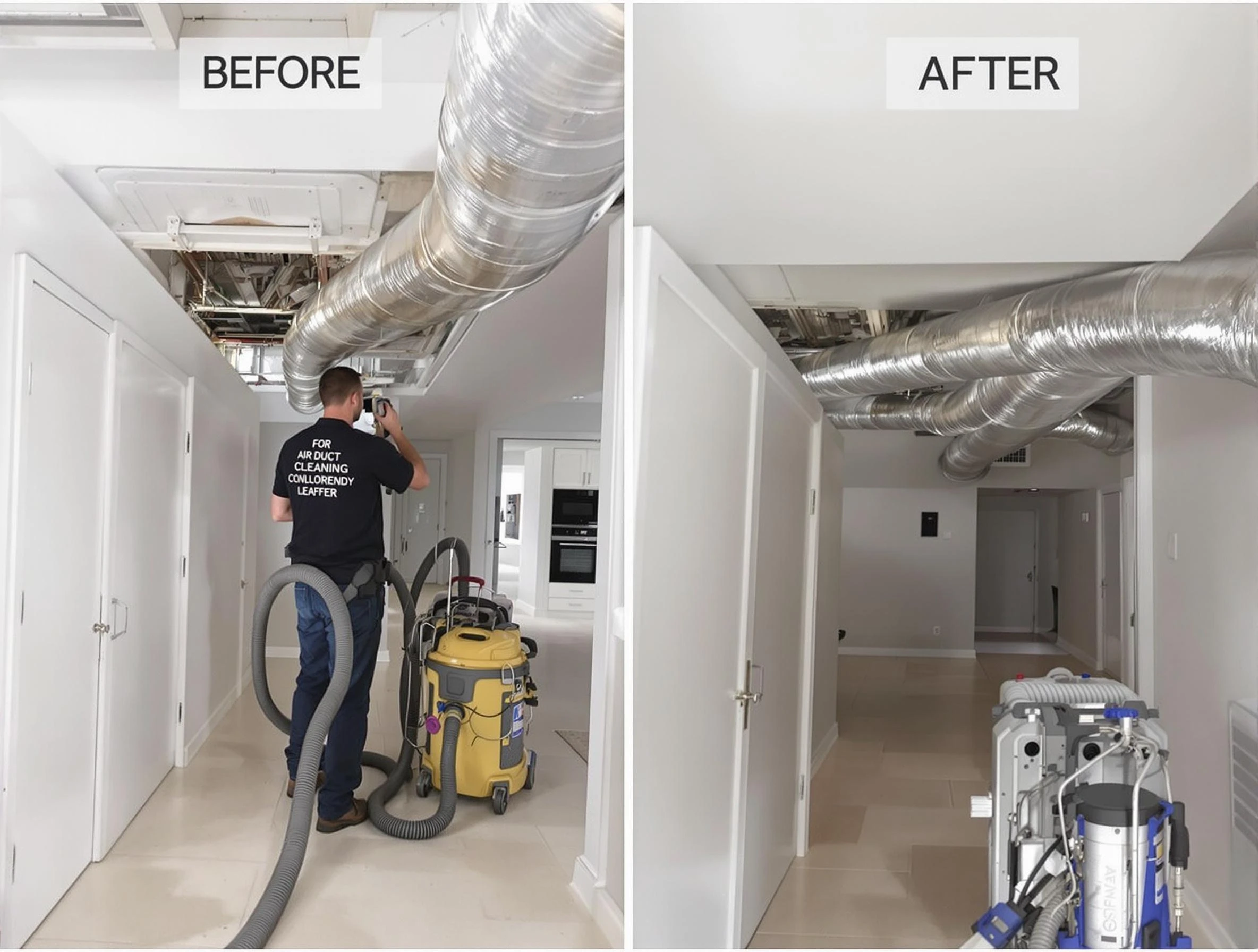 North Huntingdon Air Duct Cleaning professional performing thorough air duct cleaning in North Huntingdon