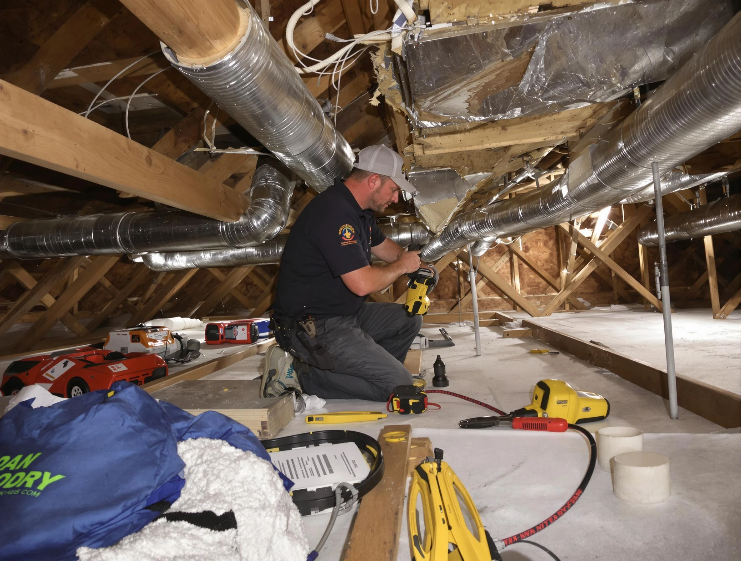 Professional air duct repair by North Huntingdon Air Duct Cleaning in North Huntingdon